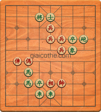 Bàn cờ tướng bài tập Cờ Tướng Haga thế Khó ván 435 - Độ khó Khó