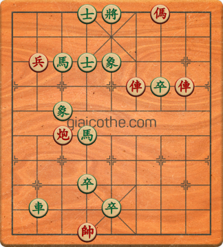 Bàn cờ tướng bài tập Cờ Tướng Haga thế Khó ván 436 - Độ khó Khó