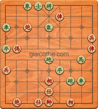 Bàn cờ tướng bài tập Cờ Tướng Haga thế Khó ván 438 - Độ khó Khó