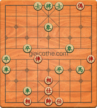 Bàn cờ tướng bài tập Cờ Tướng Haga thế Khó ván 44 - Độ khó Khó