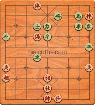 Bàn cờ tướng bài tập Cờ Tướng Haga thế Khó ván 443 - Độ khó Khó