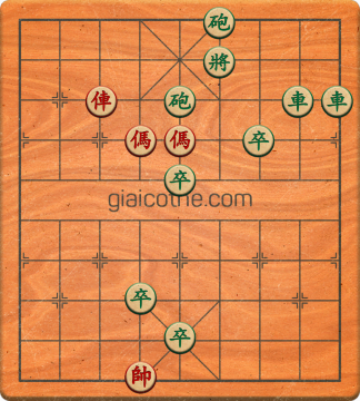 Bàn cờ tướng bài tập Cờ Tướng Haga thế Khó ván 444 - Độ khó Khó