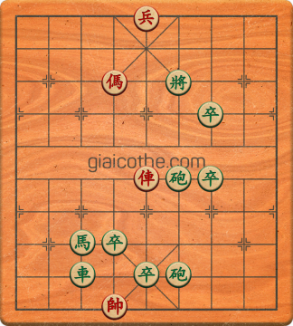 Bàn cờ tướng bài tập Cờ Tướng Haga thế Khó ván 445 - Độ khó Khó