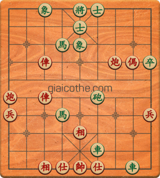 Bàn cờ tướng bài tập Cờ Tướng Haga thế Khó ván 447 - Độ khó Khó