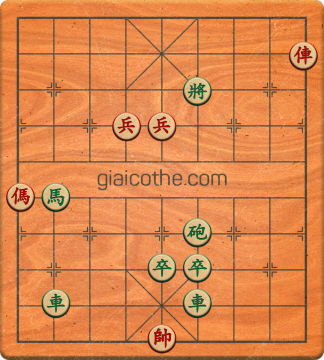 Bàn cờ tướng bài tập Cờ Tướng Haga thế Khó ván 45 - Độ khó Khó