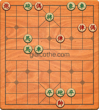 Bàn cờ tướng bài tập Cờ Tướng Haga thế Khó ván 451 - Độ khó Khó