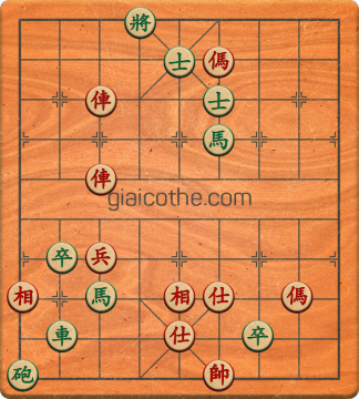 Bàn cờ tướng bài tập Cờ Tướng Haga thế Khó ván 459 - Độ khó Khó