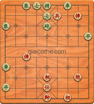 Bàn cờ tướng bài tập Cờ Tướng Haga thế Khó ván 477 - Độ khó Khó