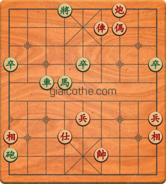 Bàn cờ tướng bài tập Cờ Tướng Haga thế Khó ván 485 - Độ khó Khó