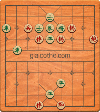 Bàn cờ tướng bài tập Cờ Tướng Haga thế Khó ván 487 - Độ khó Khó