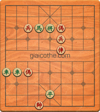 Bàn cờ tướng bài tập Cờ Tướng Haga thế Khó ván 5 - Độ khó Khó