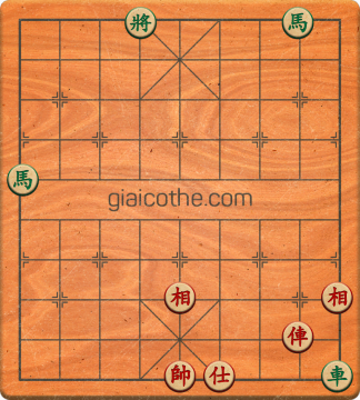 Bàn cờ tướng bài tập Cờ Tướng Haga thế Khó ván 50 - Độ khó Khó