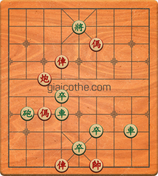 Bàn cờ tướng bài tập Cờ Tướng Haga thế Khó ván 52 - Độ khó Khó