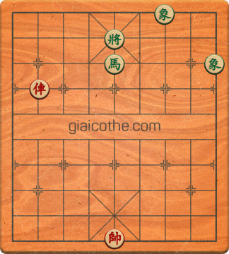 Bàn cờ tướng bài tập Cờ Tướng Haga thế Khó ván 60 - Độ khó Khó