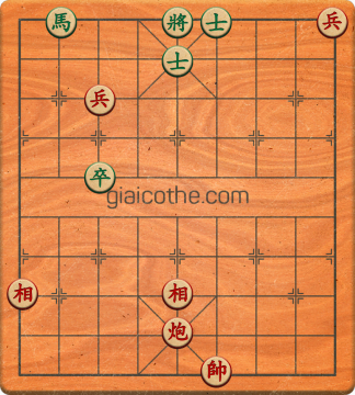 Bàn cờ tướng bài tập Cờ Tướng Haga thế Khó ván 62 - Độ khó Khó