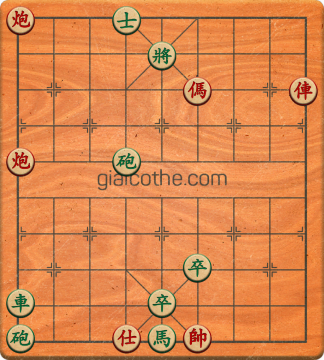 Bàn cờ tướng bài tập Cờ Tướng Haga thế Khó ván 64 - Độ khó Khó