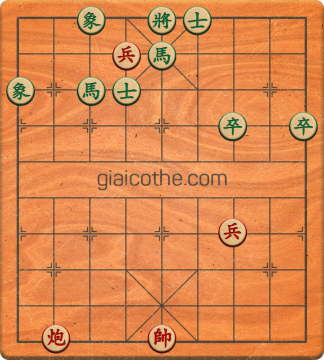 Bàn cờ tướng bài tập Cờ Tướng Haga thế Khó ván 69 - Độ khó Khó