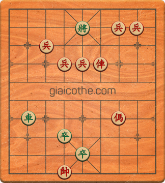 Bàn cờ tướng bài tập Cờ Tướng Haga thế Khó ván 7 - Độ khó Khó