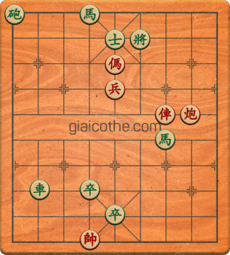 Bàn cờ tướng bài tập Cờ Tướng Haga thế Khó ván 70 - Độ khó Khó