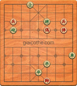 Bàn cờ tướng bài tập Cờ Tướng Haga thế Khó ván 75 - Độ khó Khó