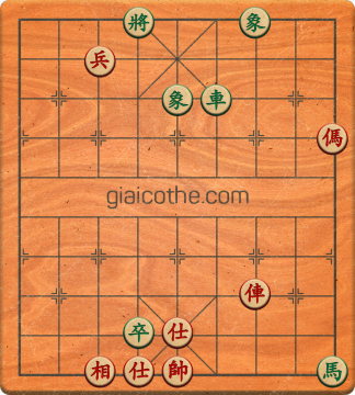 Bàn cờ tướng bài tập Cờ Tướng Haga thế Khó ván 81 - Độ khó Khó