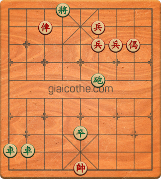 Bàn cờ tướng bài tập Cờ Tướng Haga thế Khó ván 84 - Độ khó Khó