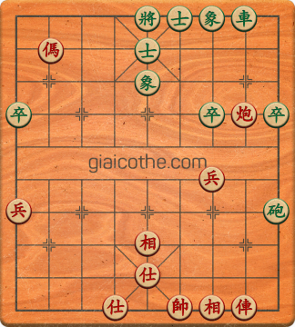 Bàn cờ tướng bài tập Cờ Tướng Haga thế Khó ván 90 - Độ khó Khó