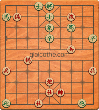 Bàn cờ tướng bài tập Cờ Tướng Haga thế Khó ván 92 - Độ khó Khó