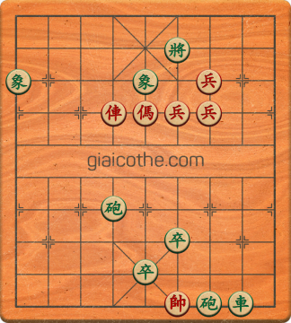 Bàn cờ tướng bài tập Cờ Tướng Haga thế Khó ván 96 - Độ khó Khó