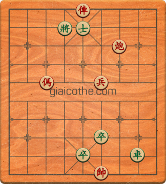 Bàn cờ tướng bài tập Cờ Tướng Haga thế Vừa ván 10 - Độ khó Trung Bình