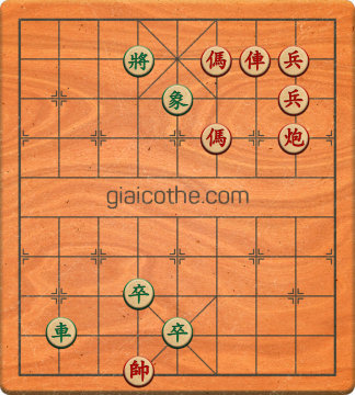 Bàn cờ tướng bài tập Cờ Tướng Haga thế Vừa ván 101 - Độ khó Khó