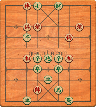 Bàn cờ tướng bài tập Cờ Tướng Haga thế Vừa ván 104 - Độ khó Khó