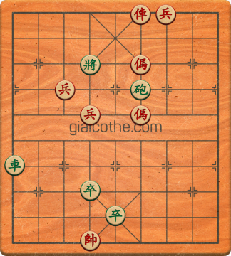 Bàn cờ tướng bài tập Cờ Tướng Haga thế Vừa ván 106 - Độ khó Khó