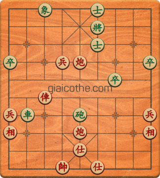 Bàn cờ tướng bài tập Cờ Tướng Haga thế Vừa ván 108 - Độ khó Khó