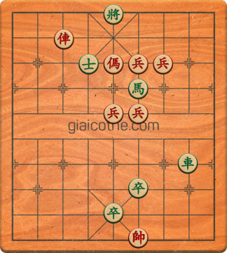 Bàn cờ tướng bài tập Cờ Tướng Haga thế Vừa ván 110 - Độ khó Khó