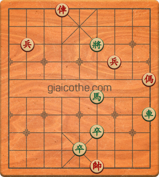 Bàn cờ tướng bài tập Cờ Tướng Haga thế Vừa ván 111 - Độ khó Khó