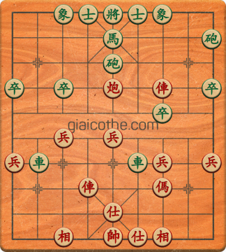 Bàn cờ tướng bài tập Cờ Tướng Haga thế Vừa ván 114 - Độ khó Khó