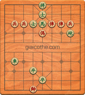 Bàn cờ tướng bài tập Cờ Tướng Haga thế Vừa ván 115 - Độ khó Khó