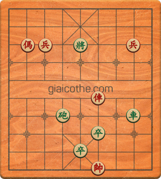 Bàn cờ tướng bài tập Cờ Tướng Haga thế Vừa ván 117 - Độ khó Trung Bình