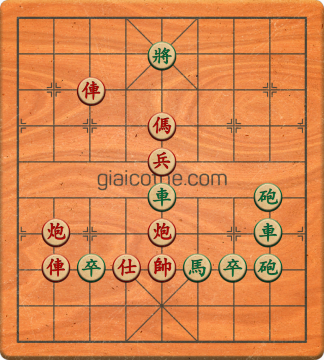 Bàn cờ tướng bài tập Cờ Tướng Haga thế Vừa ván 138 - Độ khó Khó