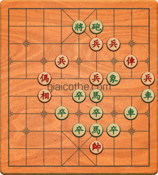 Bàn cờ tướng bài tập Cờ Tướng Haga thế Vừa ván 139 - Độ khó Khó