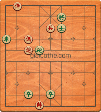 Bàn cờ tướng bài tập Cờ Tướng Haga thế Vừa ván 140 - Độ khó Khó