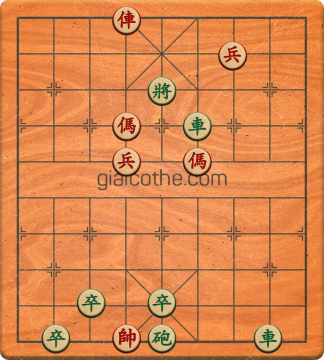 Bàn cờ tướng bài tập Cờ Tướng Haga thế Vừa ván 141 - Độ khó Khó