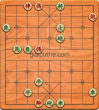 Bàn cờ tướng bài tập Cờ Tướng Haga thế Vừa ván 147 - Độ khó Khó