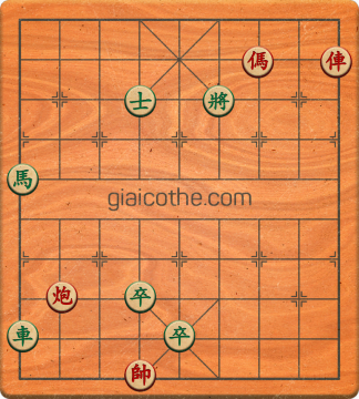 Bàn cờ tướng bài tập Cờ Tướng Haga thế Vừa ván 150 - Độ khó Khó