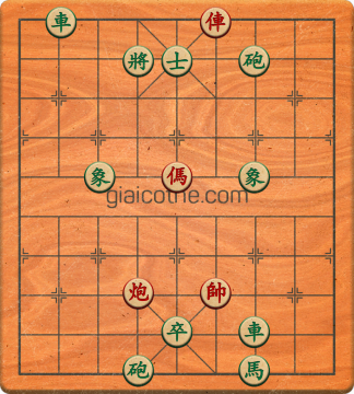 Bàn cờ tướng bài tập Cờ Tướng Haga thế Vừa ván 159 - Độ khó Khó