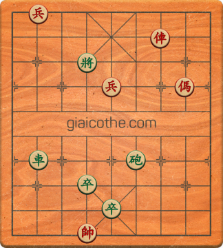 Bàn cờ tướng bài tập Cờ Tướng Haga thế Vừa ván 161 - Độ khó Khó