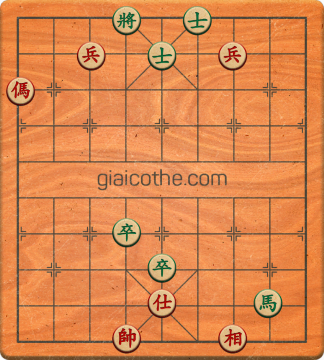 Bàn cờ tướng bài tập Cờ Tướng Haga thế Vừa ván 170 - Độ khó Khó