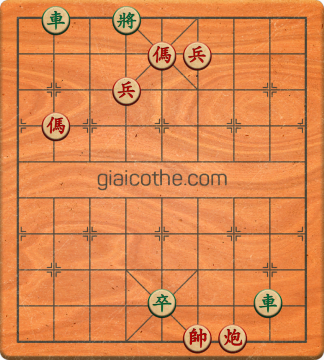 Bàn cờ tướng bài tập Cờ Tướng Haga thế Vừa ván 174 - Độ khó Khó