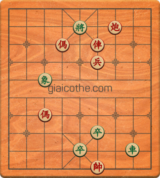 Bàn cờ tướng bài tập Cờ Tướng Haga thế Vừa ván 177 - Độ khó Khó